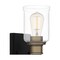 Quoizel Cox 1-Light Matte Black Wall Sconce COX8604MBK - alternate 3